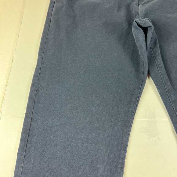 Adriano Goldschmied Pants 40 x 32* Everett Slim Straight Leg Dark Blue Chinos - Picture 3 of 16